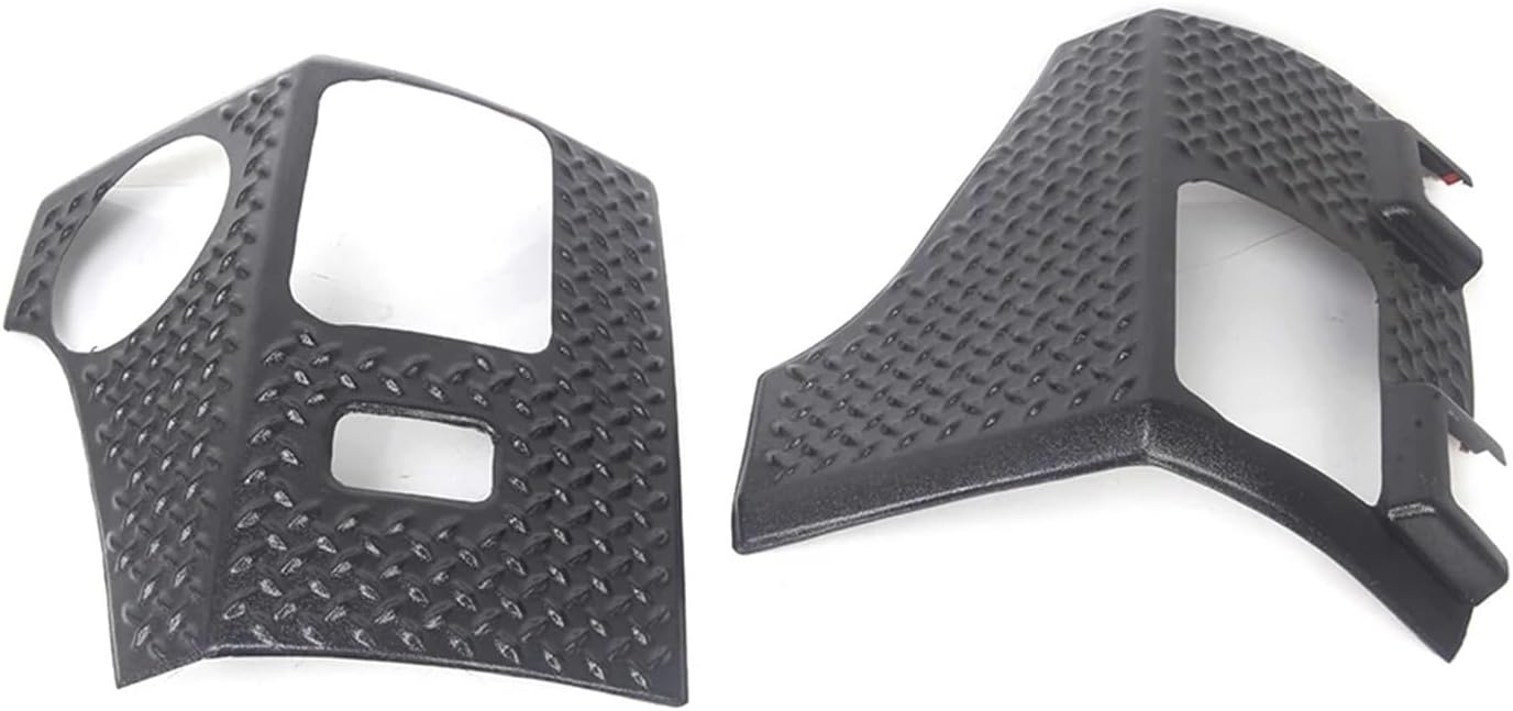 2Pcs Car Rear Corner Armor Tail Light Guard Cover Protector Compatible for Jeep Wrangler JK 2007-2017 Accessories ABS Plastic