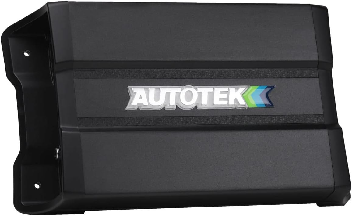 Autotek MM-1525.1D Mean Machine 1500 Watt Amplifier, 1-Ohm Stable Compact Mono Amplifier, Bass Remote Included
