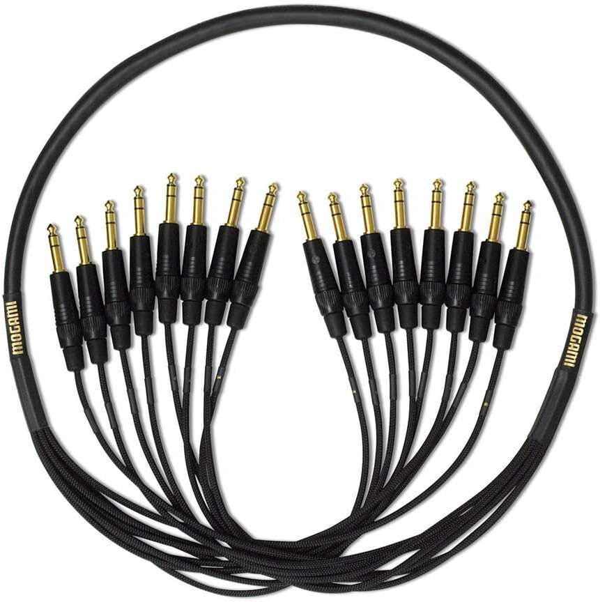 Mogami Gold 8 TRS-TRS-05 Audio Snake Cable, 8 Channel Fan-Out, Balanced 1/4