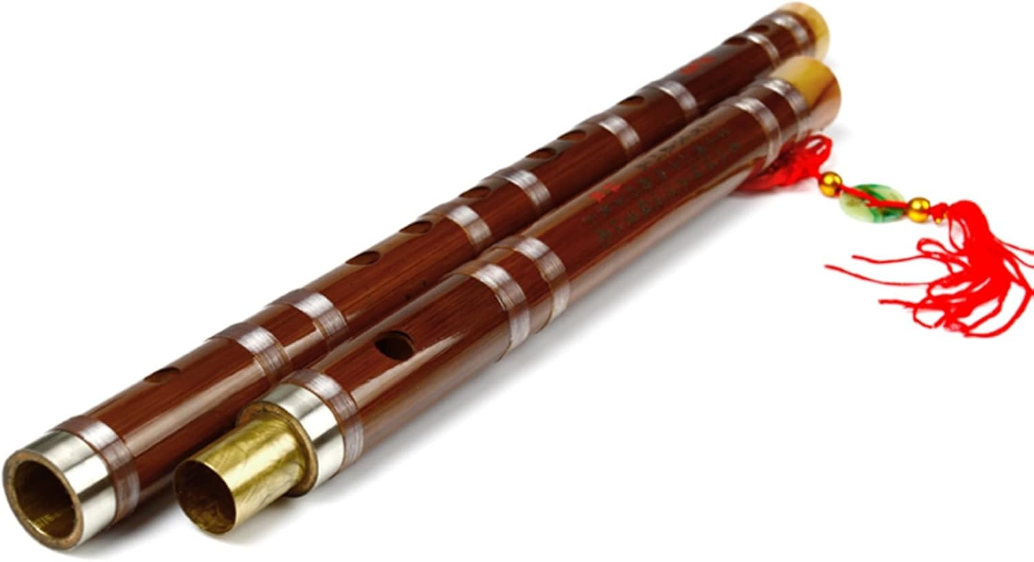 Chinese Bamboo Flute Professional Woodwind Instruments Natural Color Flutes (Color : D)