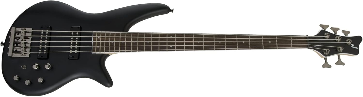 Jackson JS Series 5-String Spectra Bass JS3V, Satin Black, Laurel Fingerboard