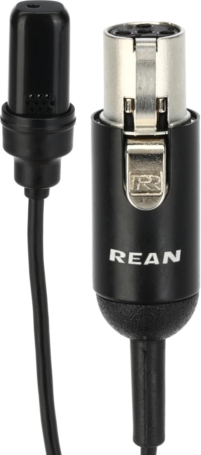 Shure UniPlex UL4 Professional Lavalier Microphone - TA4F Connector, Black