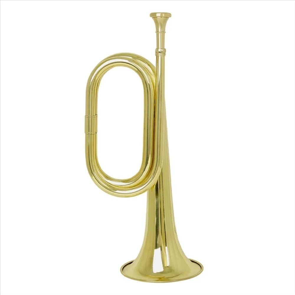 Trumpet Brass Wind Instrument Compact Polished Metal Design Light Balanced Airflow Beginner Practice Use Orchestra Marching Performance Classical Music Training