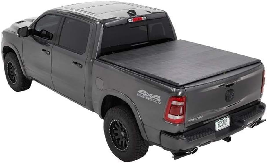 Bestop 1922701 Ez-Roll Soft Tonneau Cover for 2019-Current Dodge Ram 1500 Without Rambox, 5.7' Bed