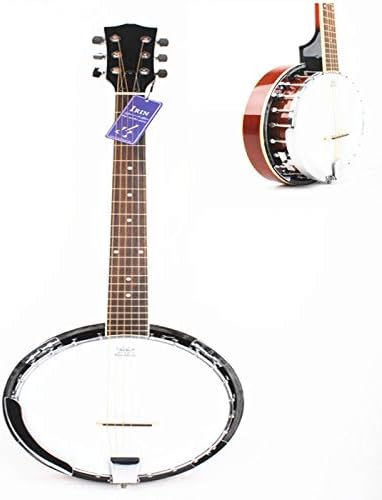 Exquisite Sapelli Notopleura Wood Alloy 6-string Banjo