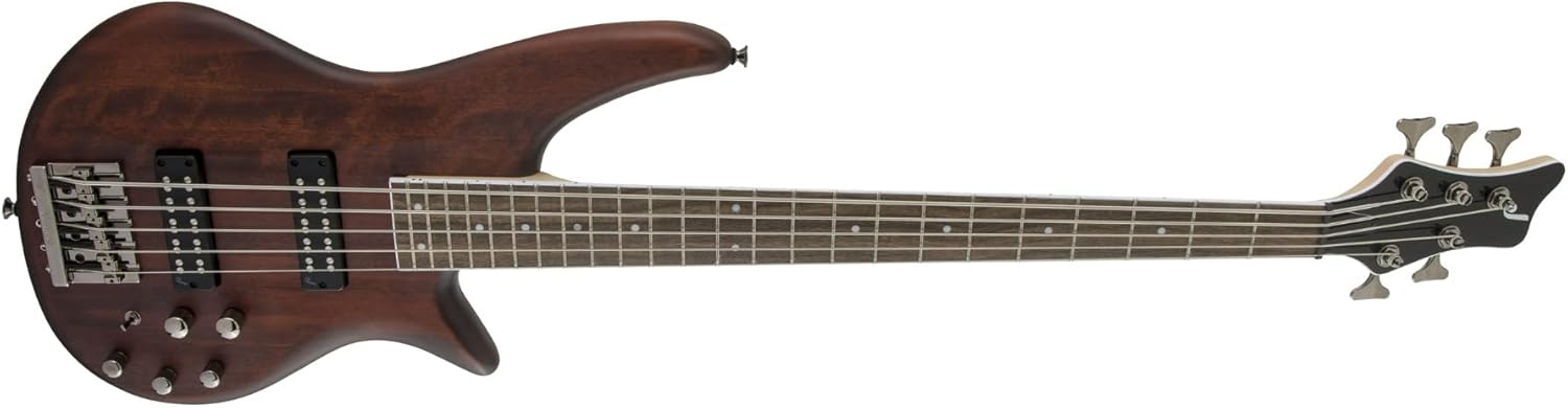 Jackson JS Series 5-String Spectra Bass JS3V, Walnut Stain, Laurel Fingerboard