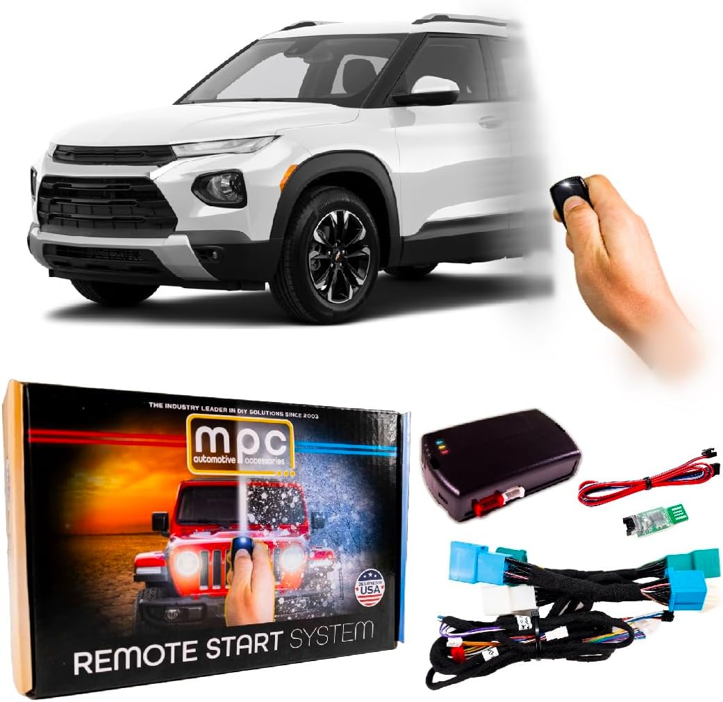 MPC Remote Start Kit Compatible with Chevrolet Trailblazer 2021-2023 || Plug and Play || Push Lock 3X to Start || USA Tech Support
