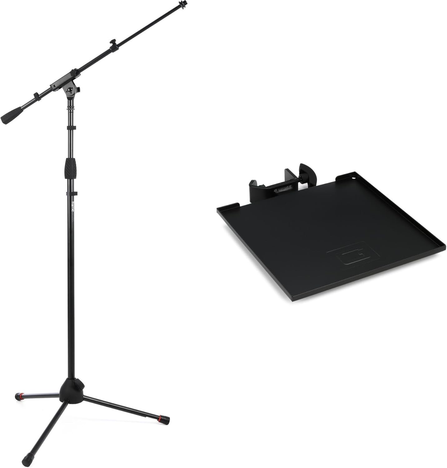 Gator Frameworks GFW-MIC-2020 Tripod Mic Stand and Small Accessory Tray