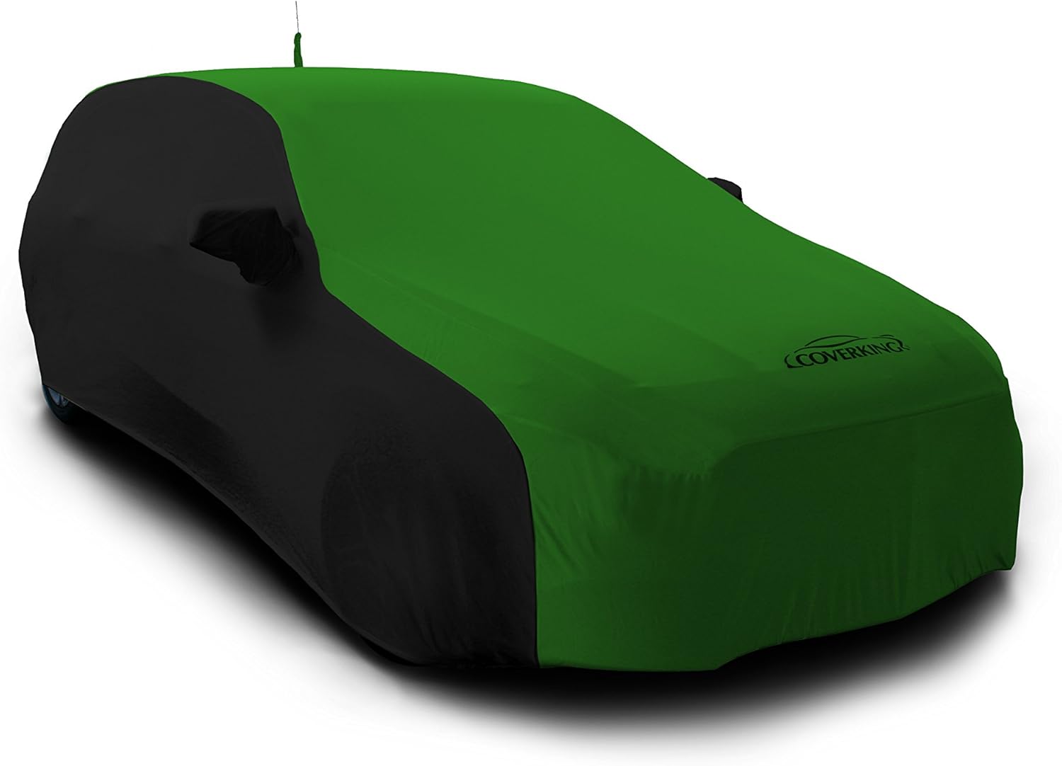 Coverking Custom Car Cover for Select Mercedes Benz E Models - Satin Stretch (Synergy Green with Black sides)