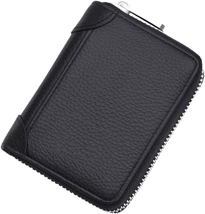 Men Genuine Leather Wallet Blocking Credit Card Holder