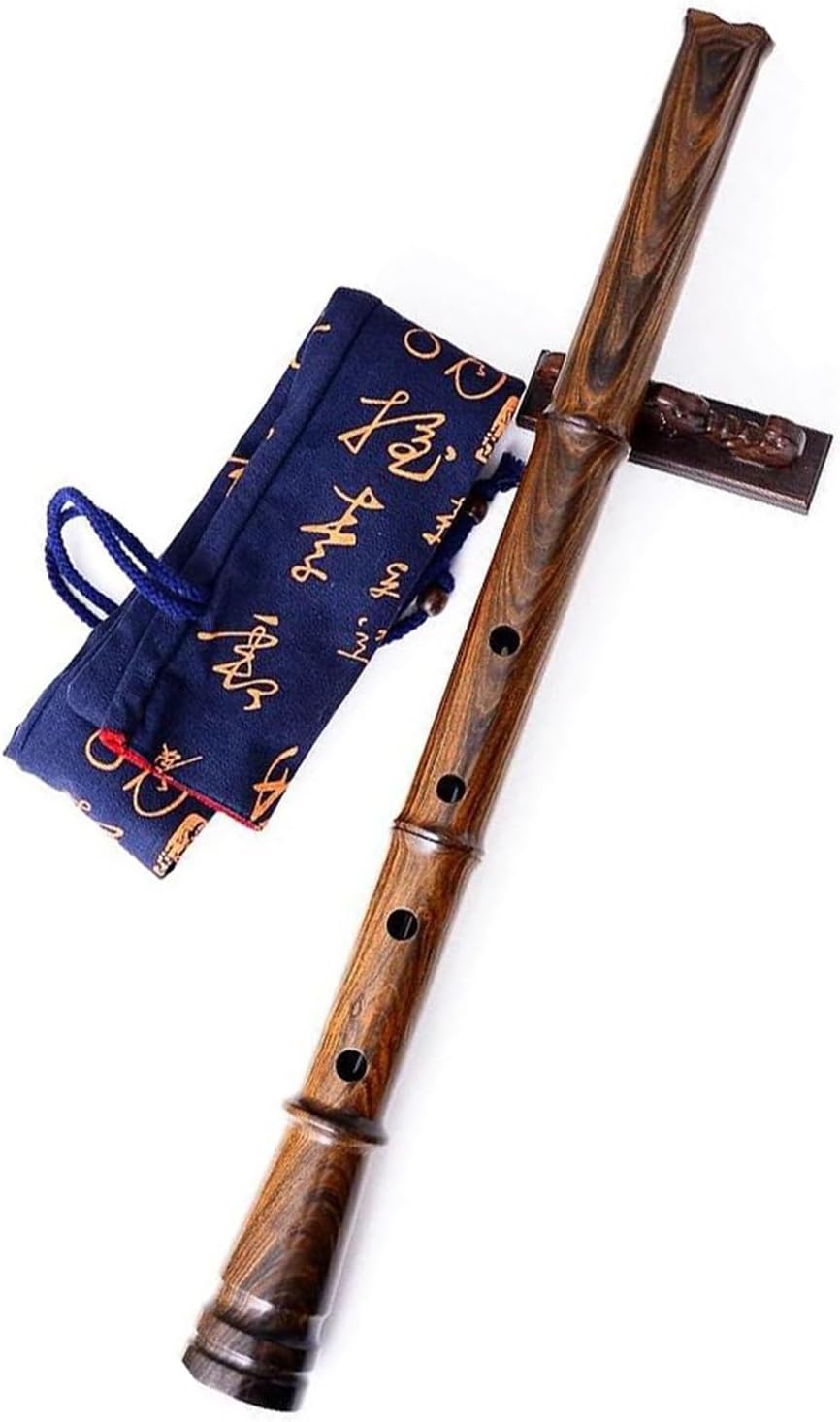 C Bamboo Flute Shakuhachi Exquisite Mahogany Flute Professional Performance Woodwind Instrument