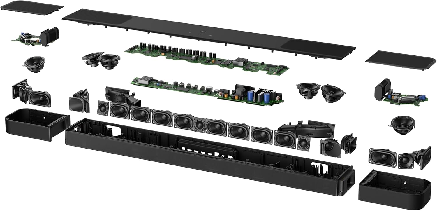 JBL Bar 1300XMK2-11.1.4 Channel soundbar System with Detachable Surround Speakers & Dolby Atmos® & DTS:X®, 1570W max Output Power & a 12