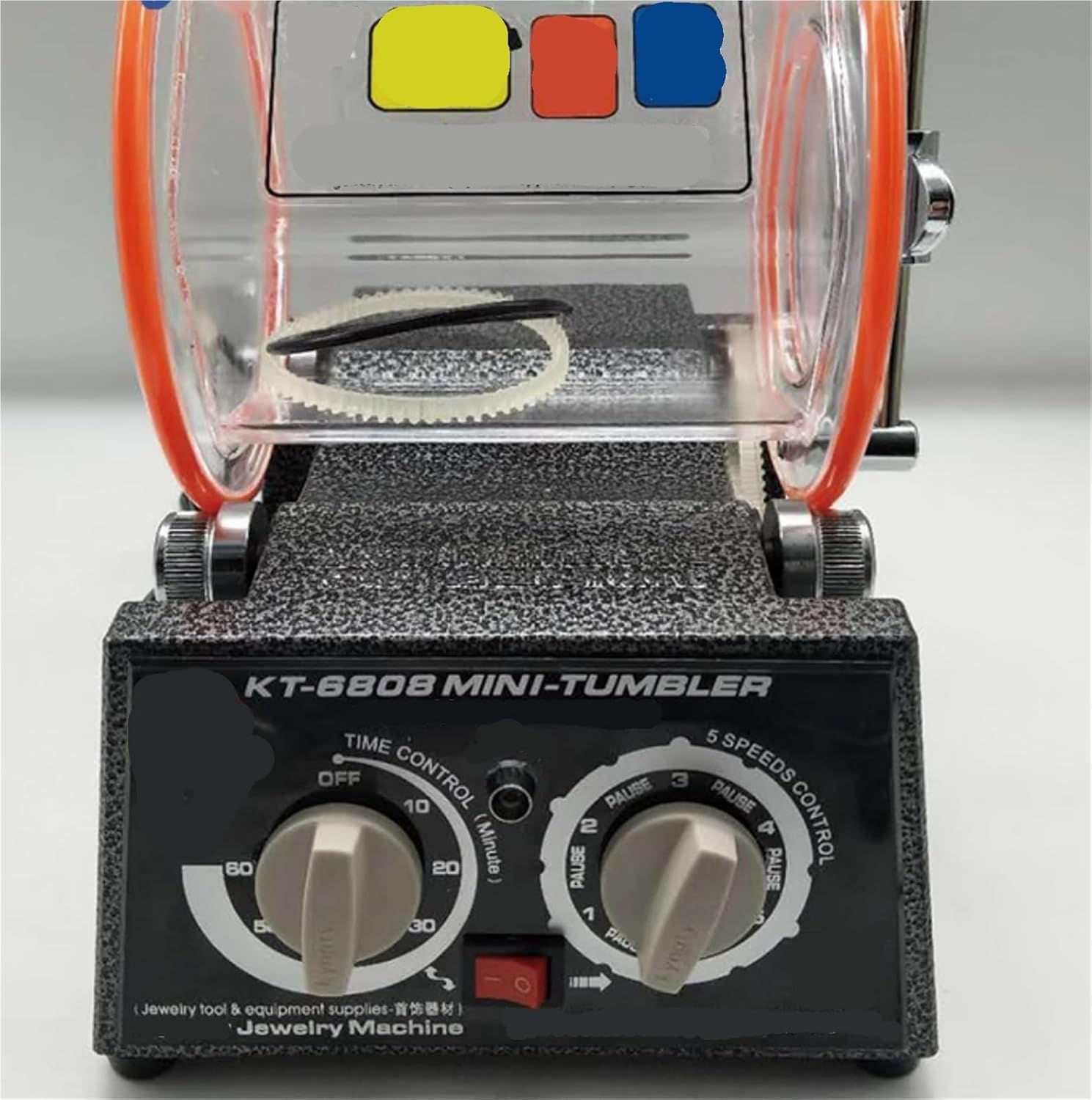 Buffer. Kt6808 3kg Rotary Tumbler Surface Polisher Jewelry Drum Polishing Machine DIY Mini-Tumbler Finishing Tools .Cleaning Machine