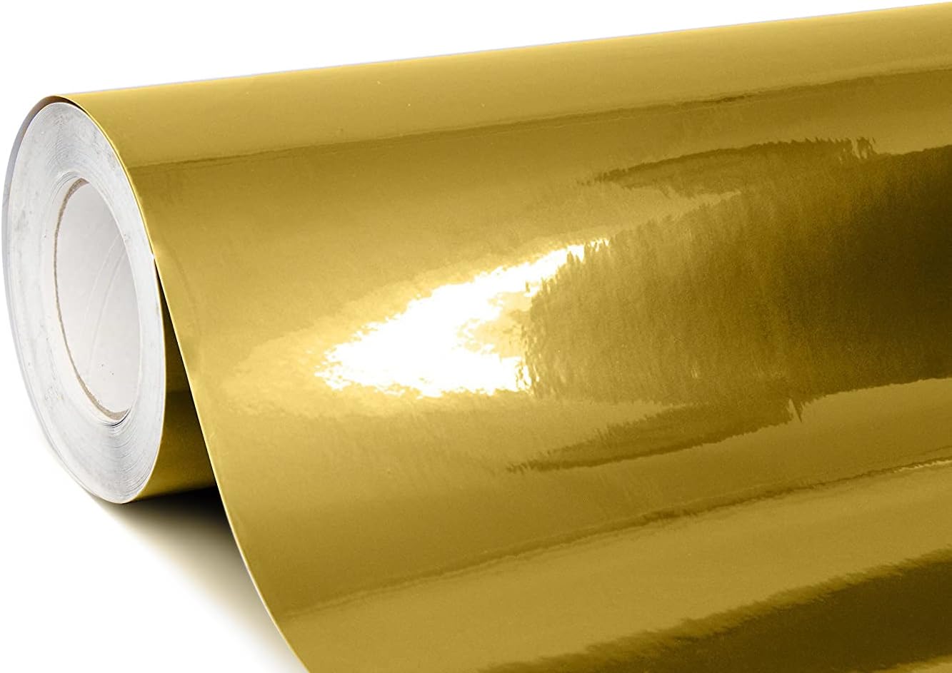 VViViD® Liquid Metallic Yellow Gold Vinyl Wrap Roll Automotive Air-Release Adhesive DIY Sheet (10ft x 5ft)