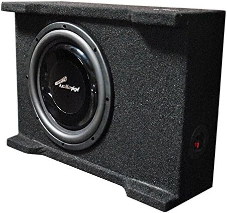 Audiopipe APSB10BDF Single 10 Shallow Mount Downfire Loaded Enclosure 400 Watts