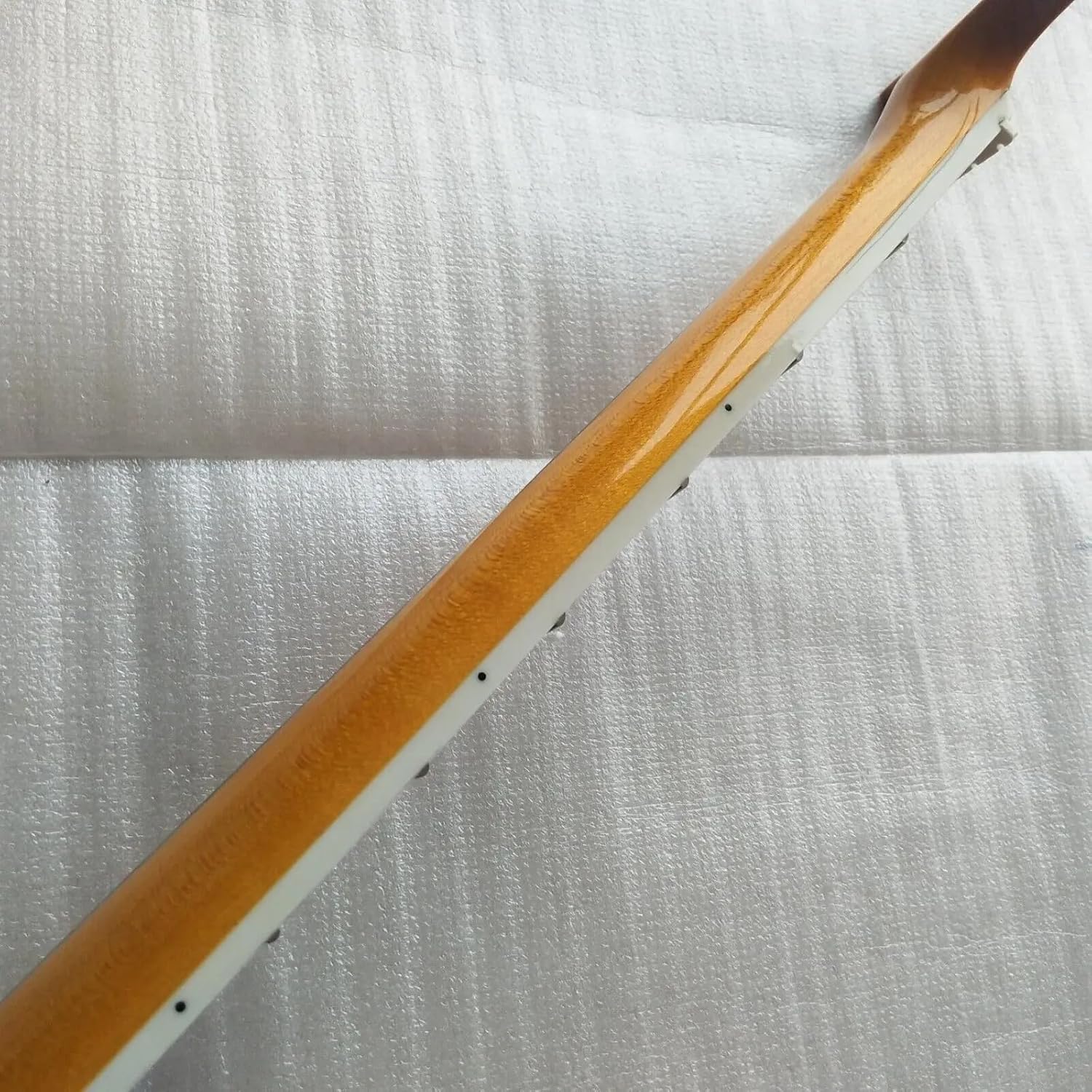 Yellow J Bass Guitar Neck Parts 20 Fret 34inch Rosewood Fretboard Vine Inlay