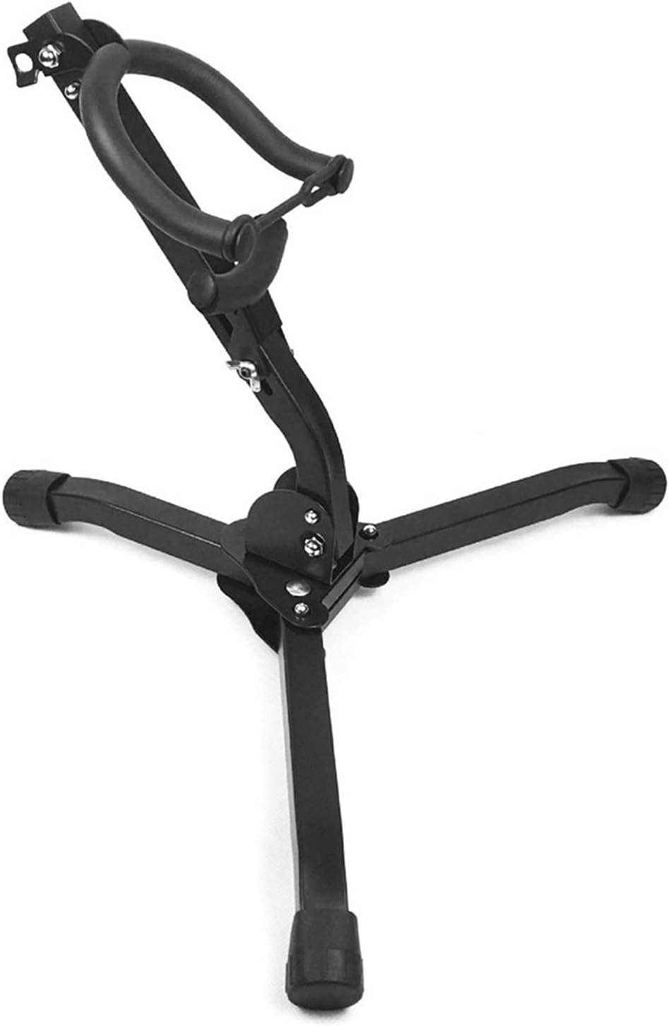 Saxophone Parts Alto Tenor Saxophone Stand Display Instrument Accessories Metal Material Triangle Base Design Folding Portable