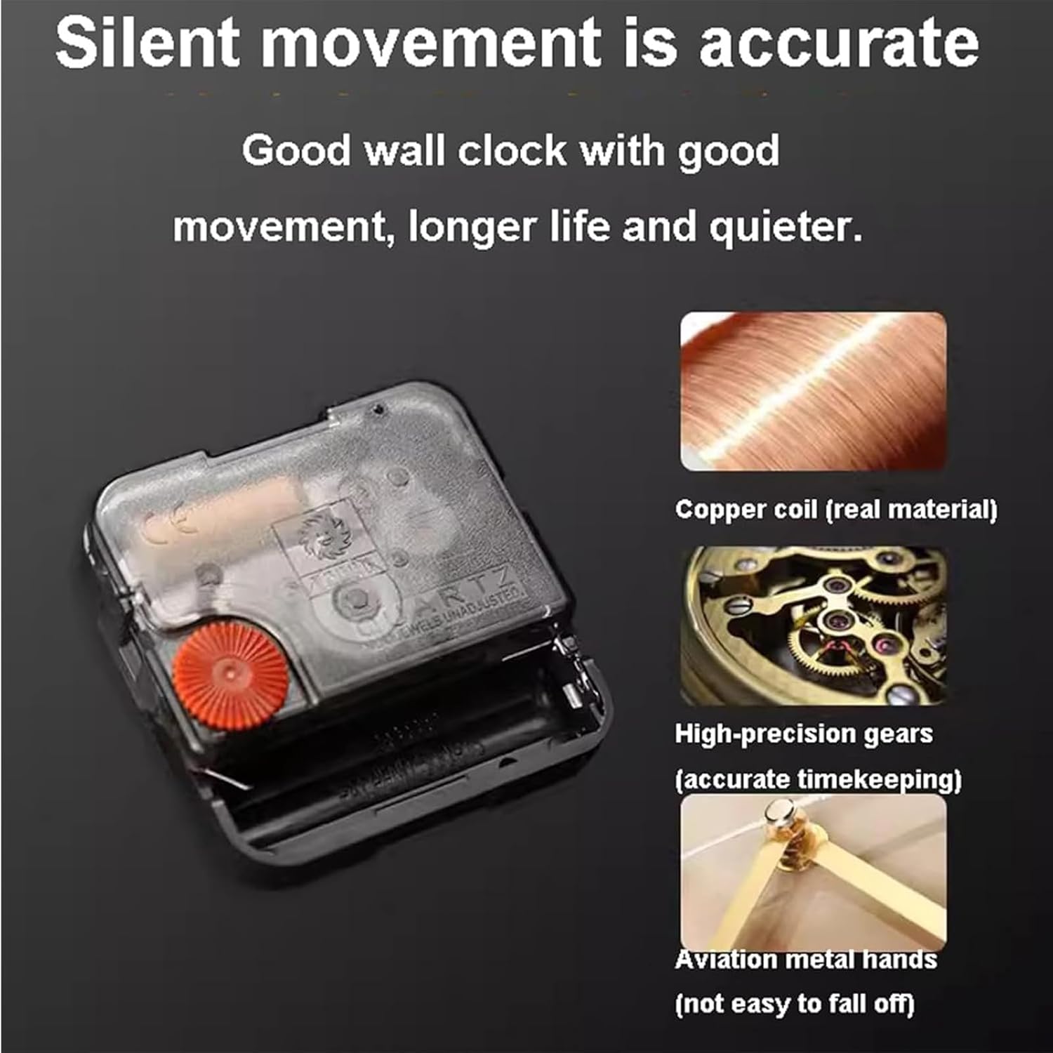 10in,Double-Sided Wall Clock, Punch-Free Corner Clock Wall Mount, Modern Corner Wall Clock with Light for Living Room Decor, Mountain Scenery Wall Mounted Angle Clock