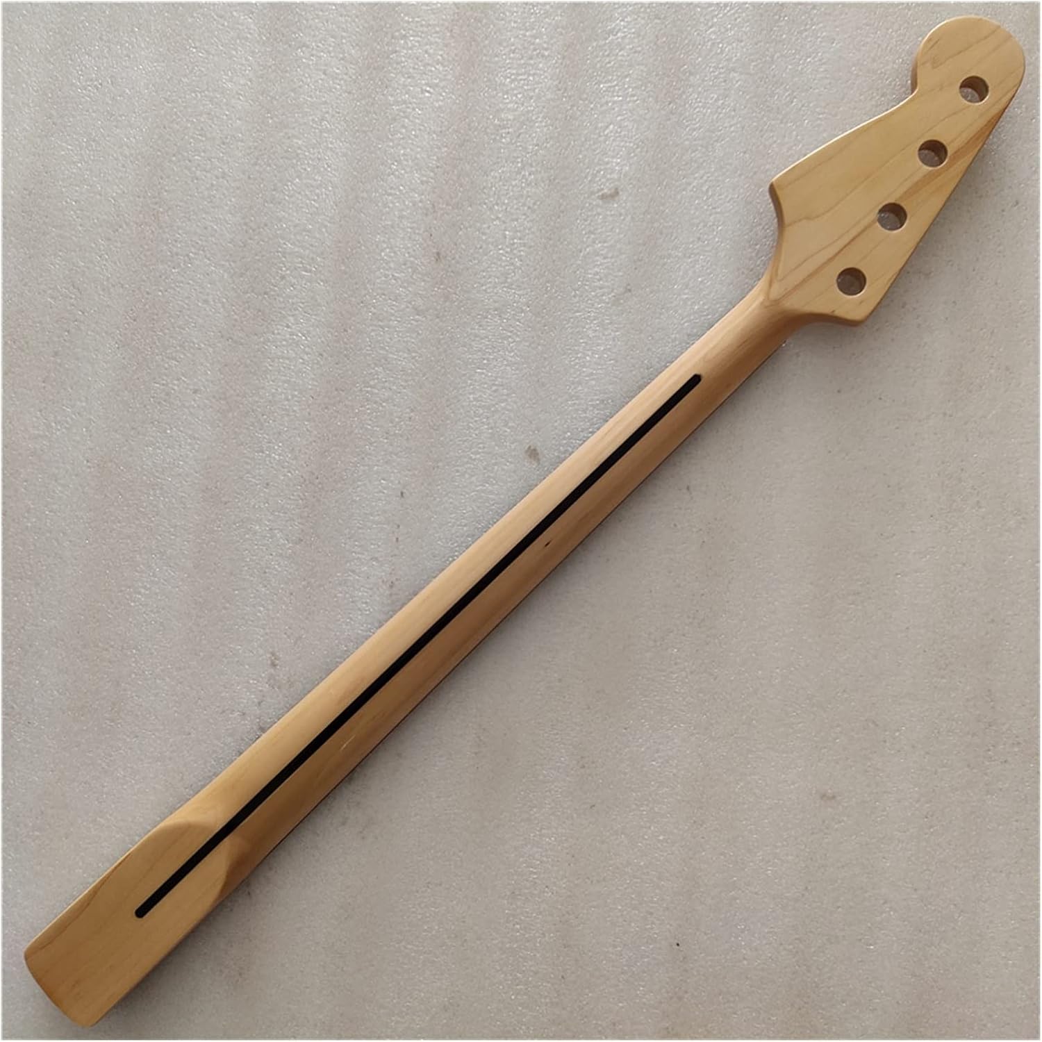 DIY Guitar Neck Maple 20 Frets Bass Guitar Neck Part 4 String Maple Fingerboard 34 Inch Nut 42mm Guitars Parts