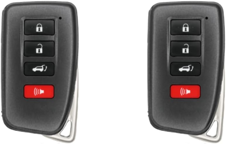 Replcament Smart Key Fob for Lexus NX200 NX200t 2015 FCC HYQ14FBA (AG Board 2110) Part Number 89904-78470 8990478470 Pack of 2