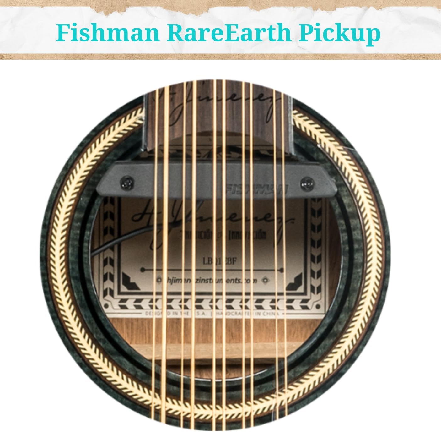 H. Jimenez LBQ4ETR El Patron Bajo Quinto, Acoustic-Electric Guitar with Gig Bag, Transparent Red