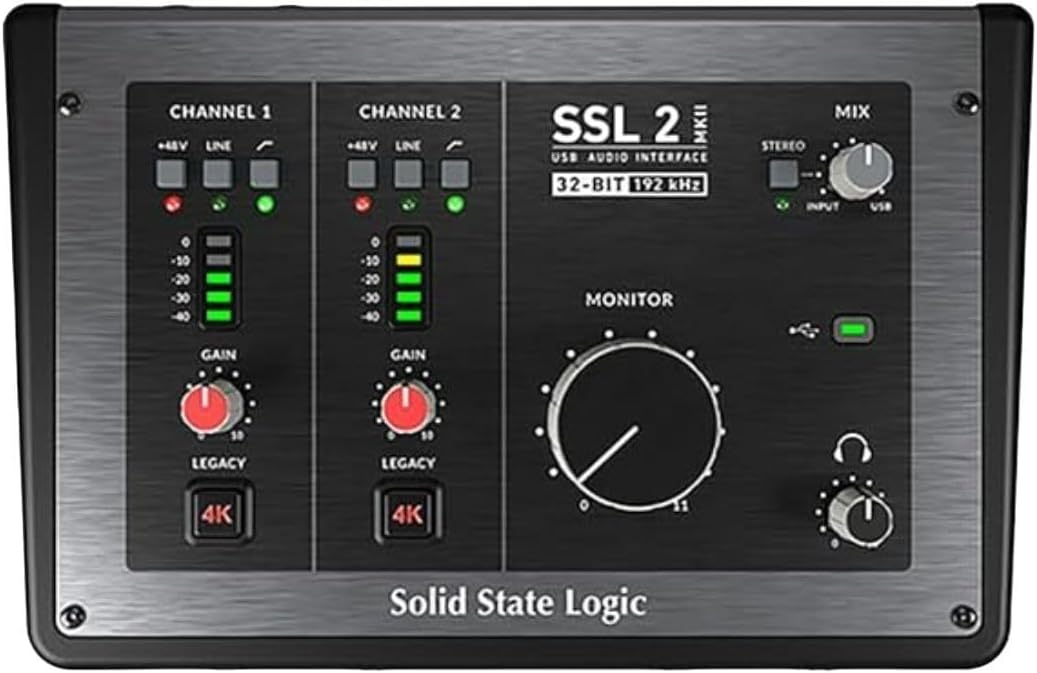Solid State Logic SSL 2 MKII - 2x2 USB Audio Interface