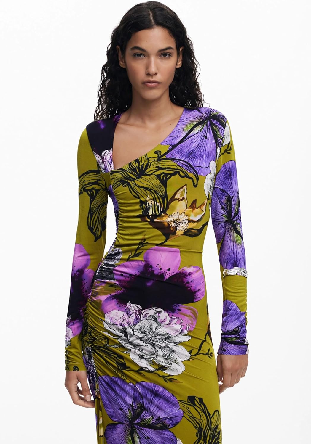 Desigual Women's Woman Knit Dress Long Sleeve