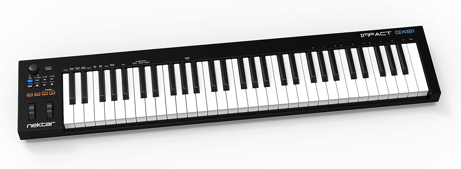 Nektar, 61-Key Impact GX61 Controller Keyboard & Nektar Sustain Pedal, 3.15 x 3.86 x 11.42 inches (NP-2)