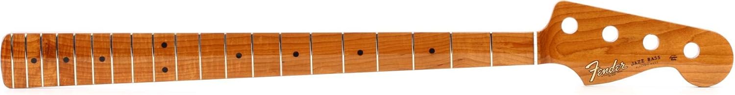 Fender Vintera 60s Jazz Bass Neck, Roasted Maple, Vintage C, 20 Vintage Frets