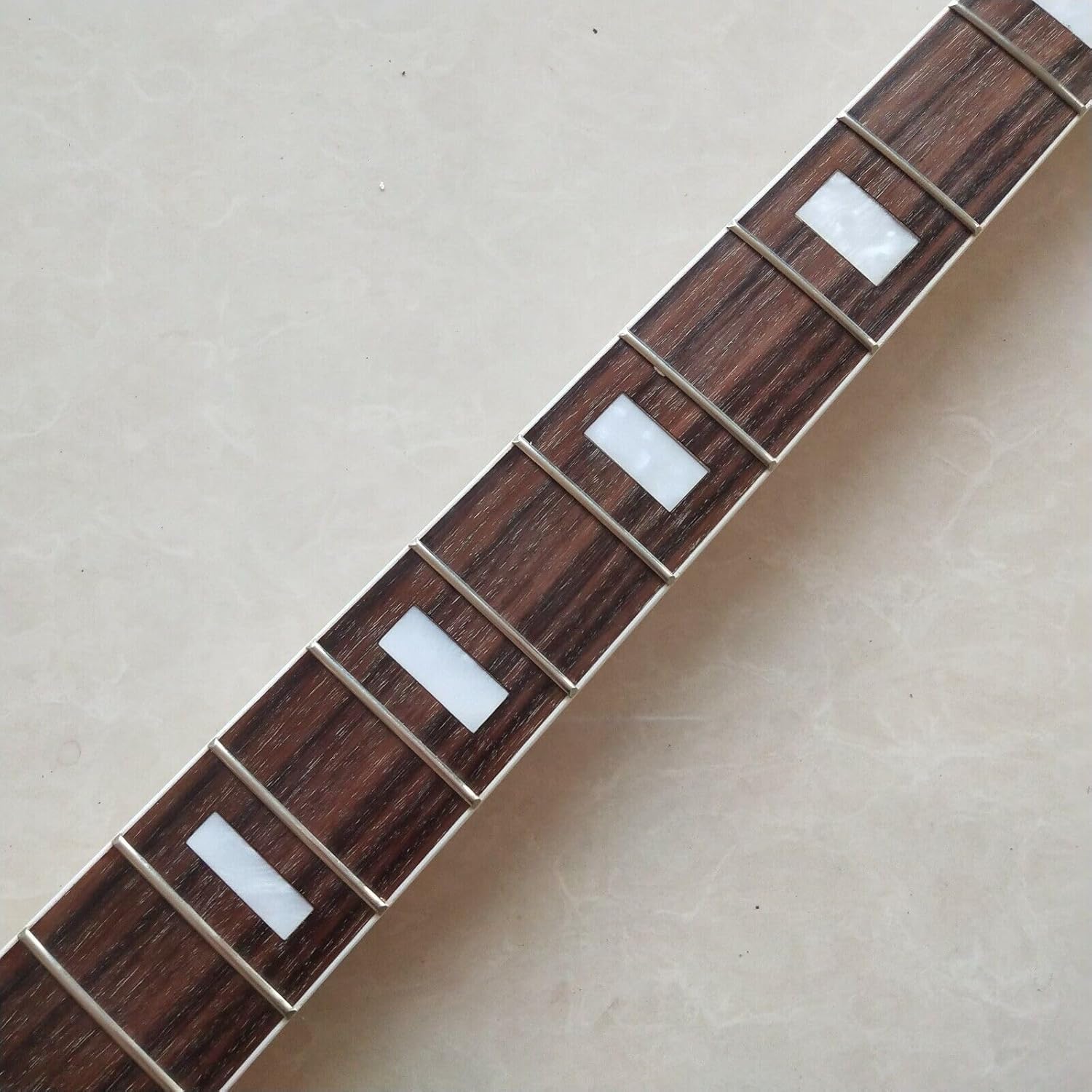 5 String Bass Guitar Neck 20 Fret Maple Rosewood Fingerboard Inlay Replacement Parts