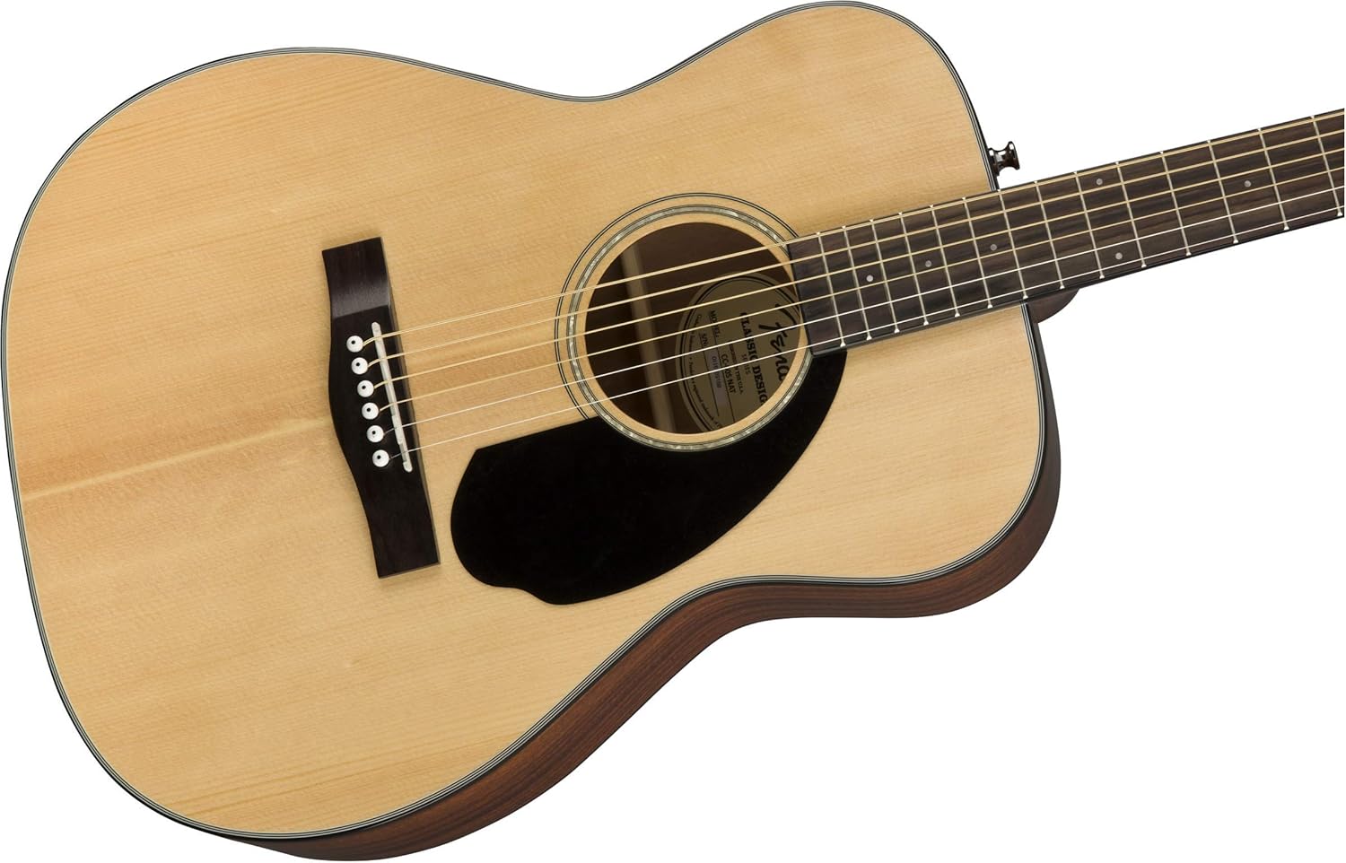 Fender CC-60S Concert Acoustic Guitar, with 2-Year Warranty, Natural