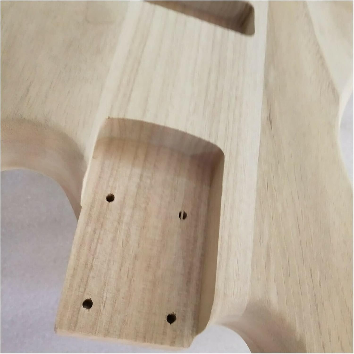 Unfinished Guitar Kit Paulownia Electric Bass Guitar Body Parts Replacment Handmade ​Guitar Body