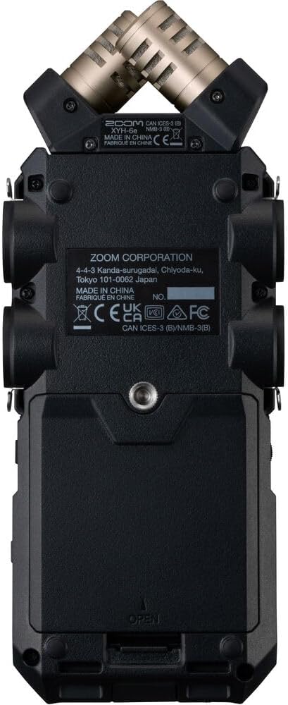 Zoom H6essential Handy Recorder 6-Track 32-Bit Float Portable Audio Recording (2024 Model) Stereo Microphones, 4 XLR/TRS Inputs, USB Audio Interface, for Musicians, Podcasters and Filmmakers Bundle