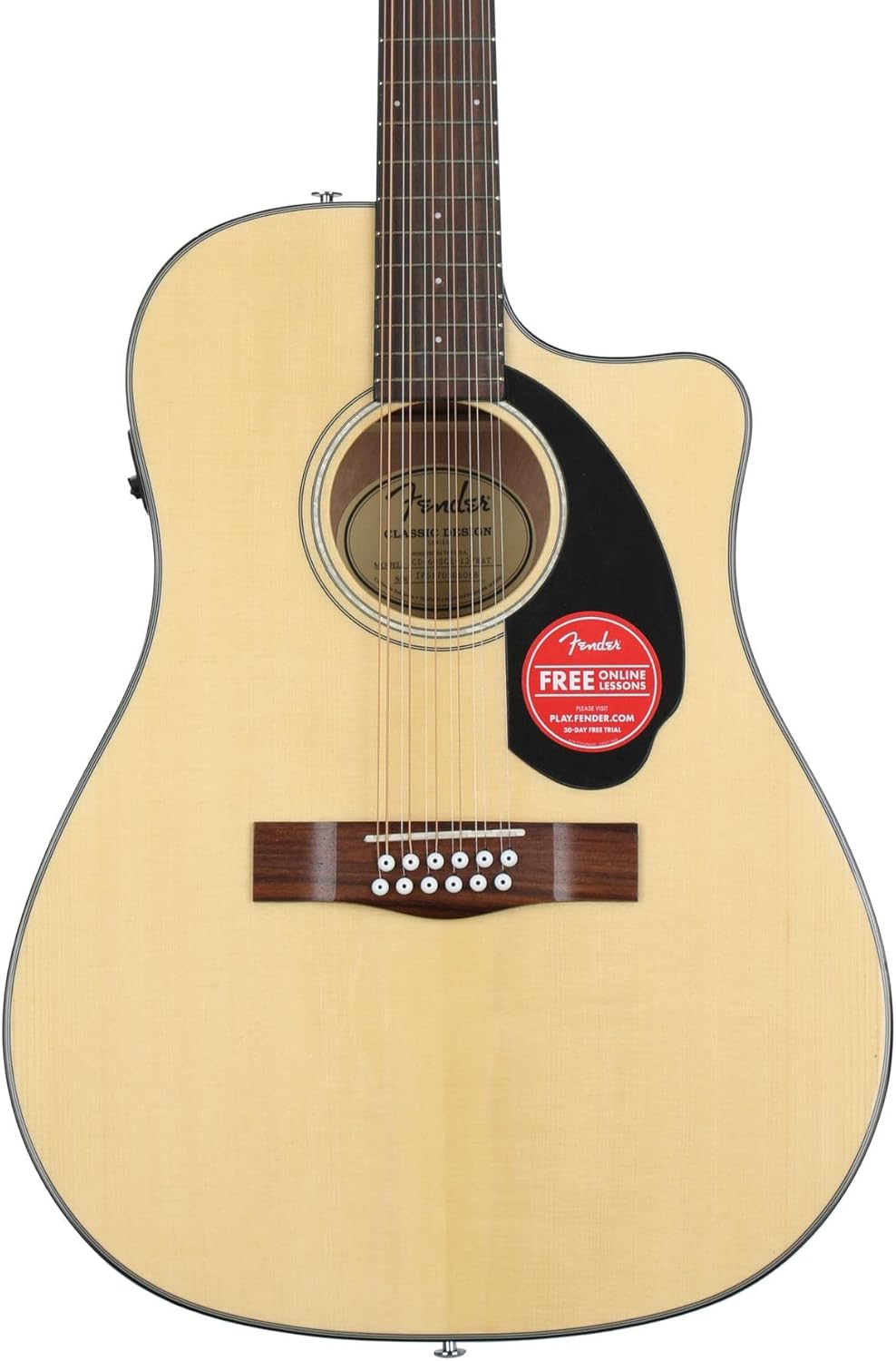 Fender CD-60SCE 12-string Essentials Bundle - Natural