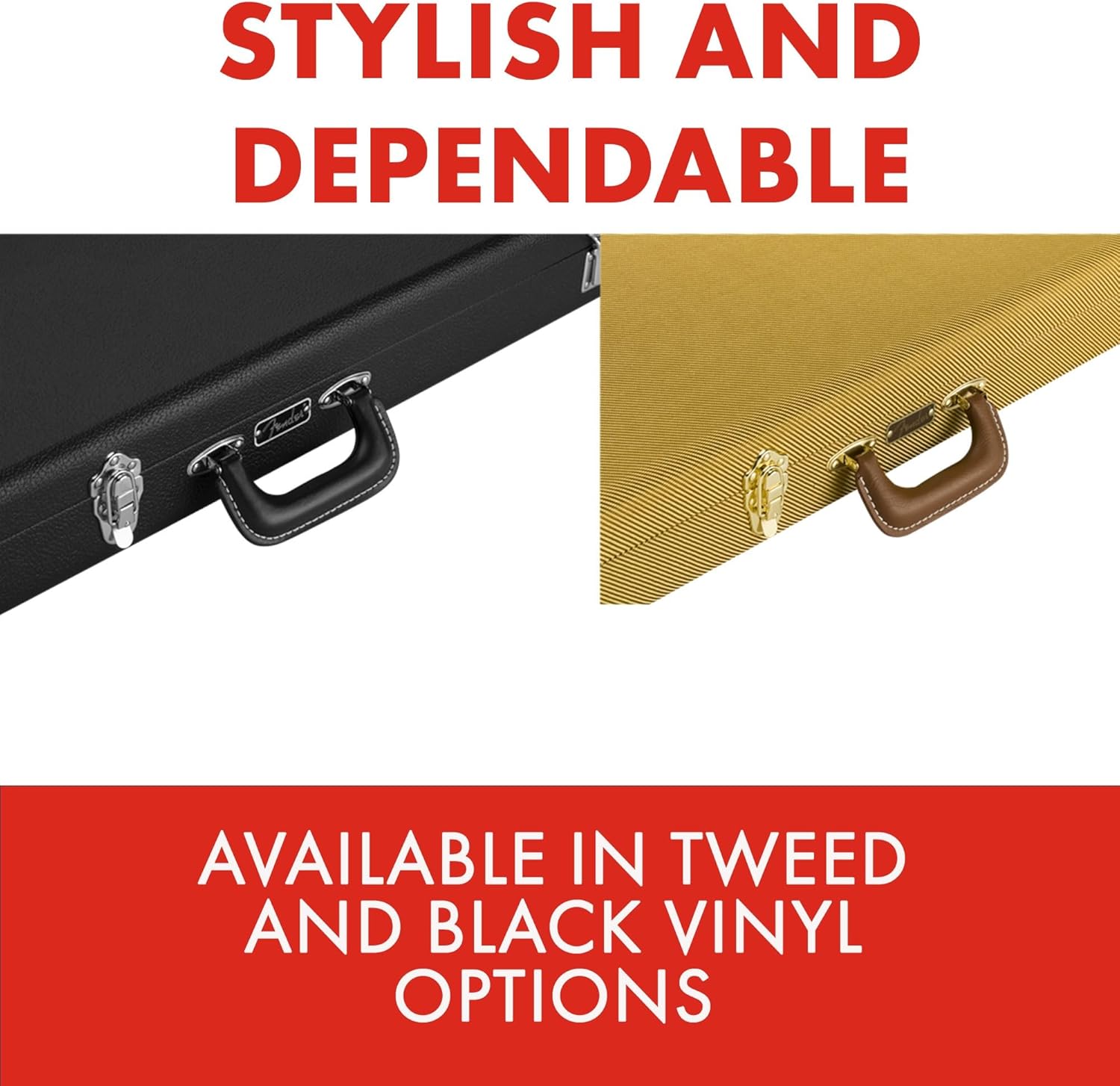 Fender Classic Series Wood Case, Precision Bass/Jazz Bass, Tweed