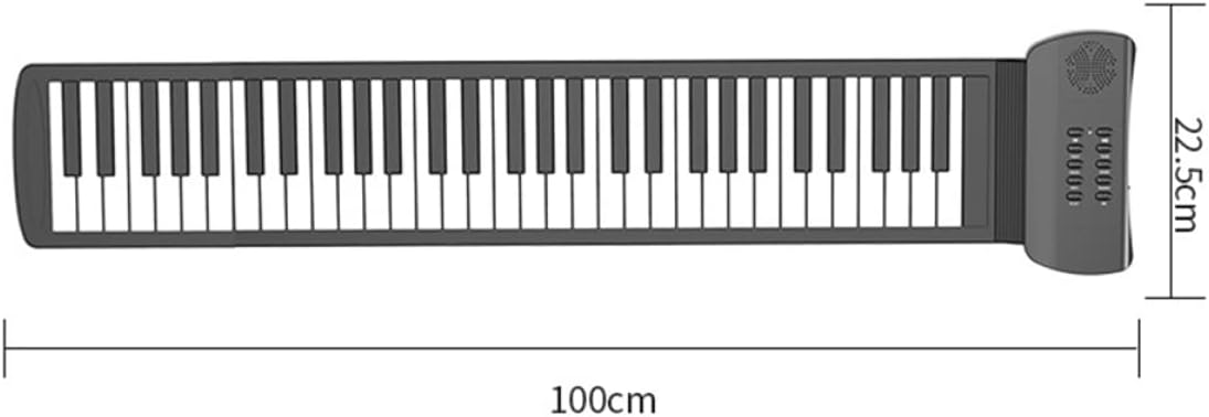 Key Roll-up Piano Boys and Girls Keyboard Piano for Beginners Portable Electronic