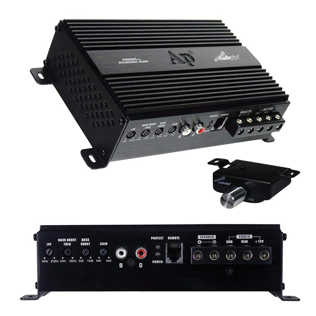 APMCRO-1500 Audiopipe Micro Class D 500 Watt Amp
