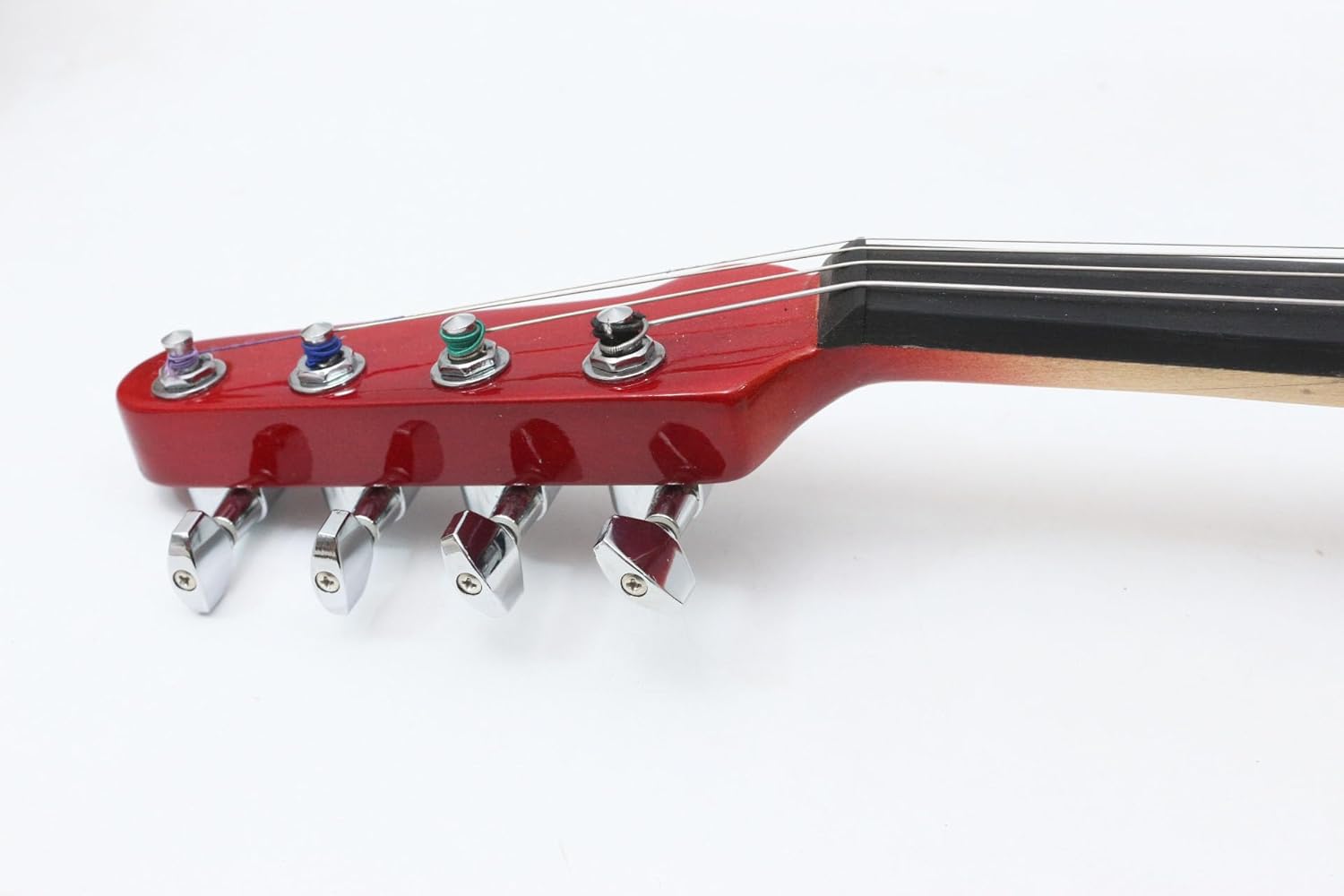 Yinfente Electric Viola 16inch Viola Full Size Guitar Shape Brown With Viola Bow Case Professional Sound Ebony fittings with solid wood body