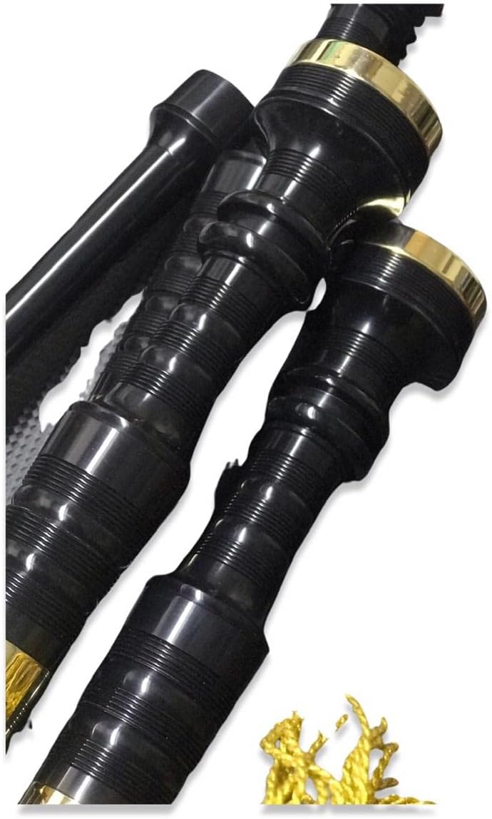 McWilliams BAGPIPES, PROFESSIONAL SCOTTISH HIGHLAND BAGPIPE FOR BEGINNERS ADULT WITH BAG (Black G1)