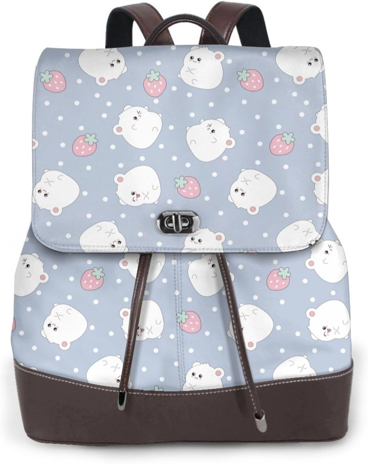 Cute Hamster for Womens Backpack Purse Microfiber PU Anti-theft Large Fashion Designer Travel Bag Ladies Shoulder Bags