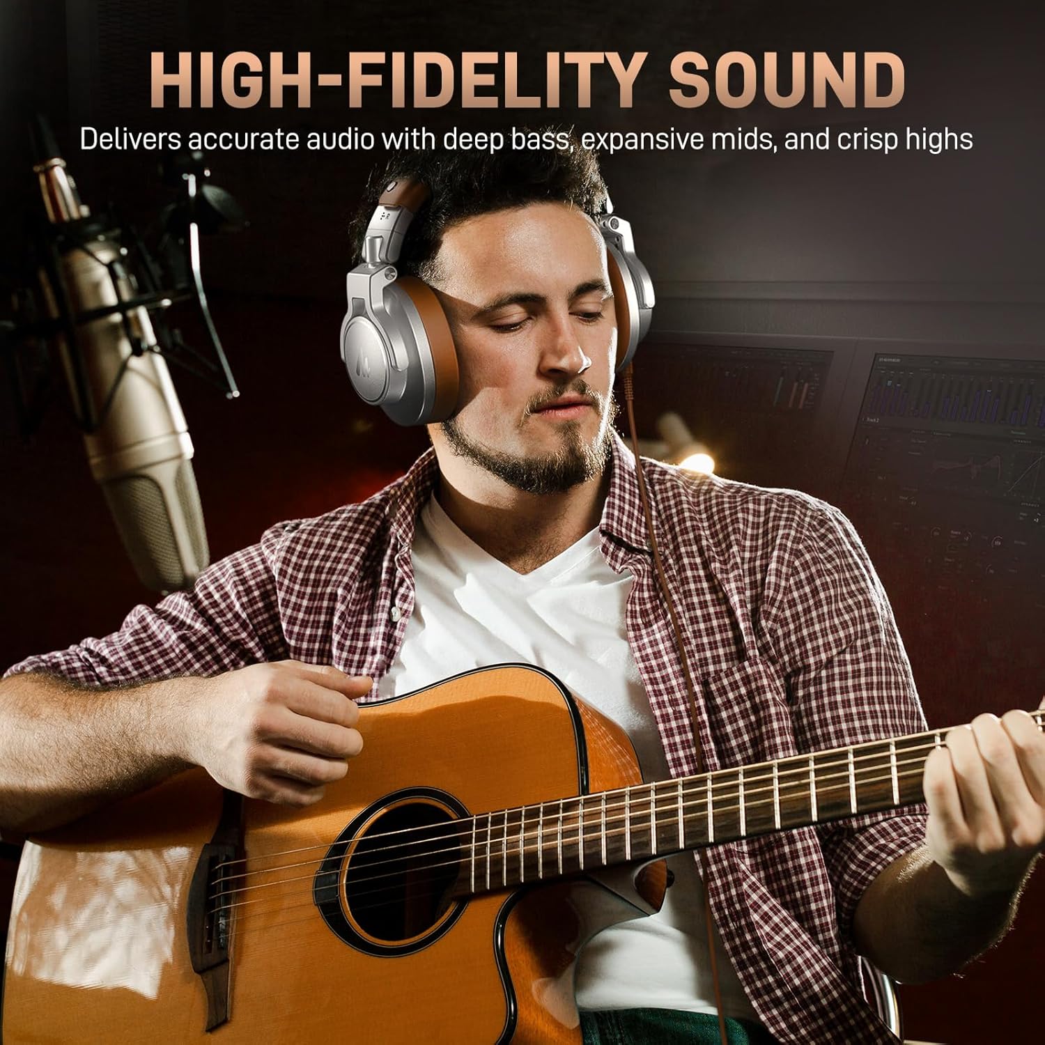 MAONO USB Microphone, 192kHz/24bit Plug & Play PC Computer Podcast Condenser Cardioid Metal Mic Kit with Professional Sound Chipset for Recording, Gaming, Singing, YouTube