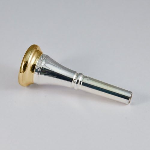24K Gold Rim & Cup Marcinkiewicz French Horn Mouthpiece, 9