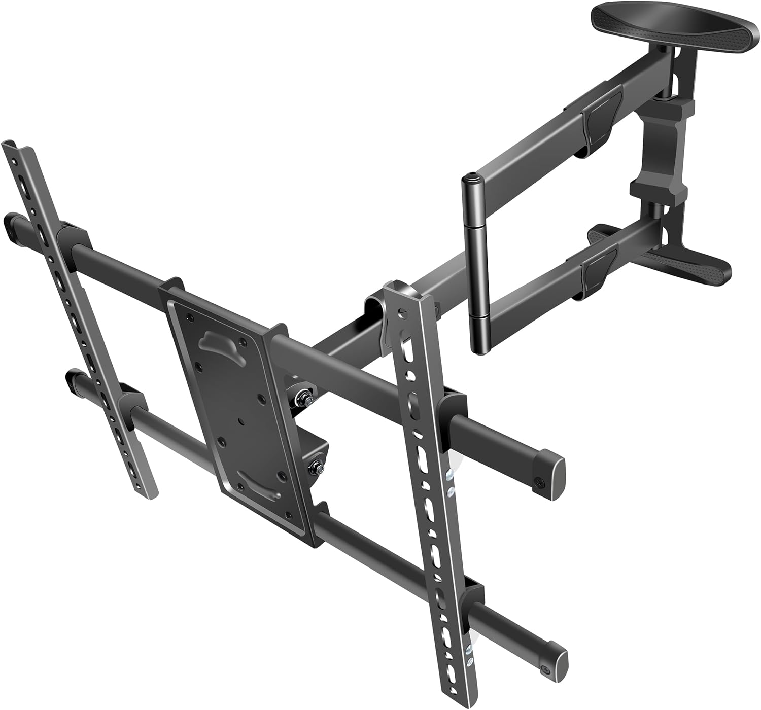 55 65 75 inch Long Arm TV Wall Mount for 37-80 Inch,Full Motion Single Arm Mount with 180°Swivel,Tilt and Level Adjustment,Max VESA 600x400mm,Corner TV Wall Mount,XL-DY658S