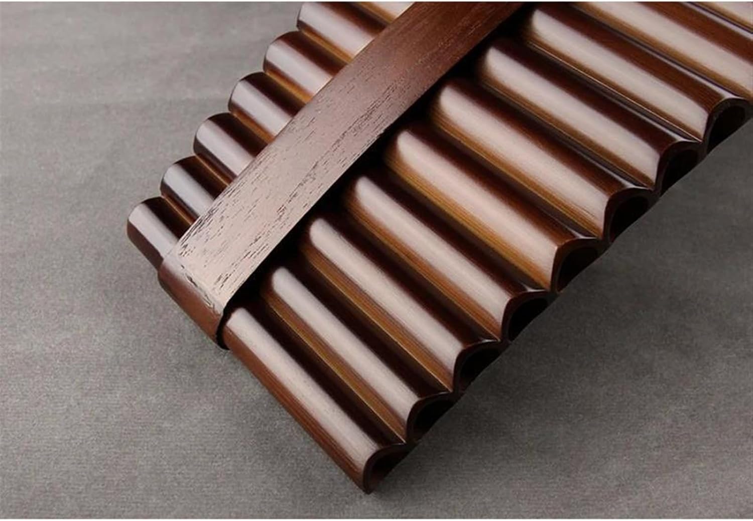 pan flute for beginners Professional Pan Flute Chinese Traditional Musical Instrument 25 Pipes Pan Flute C Key Woodwind Purely Handmade (Color : Left)