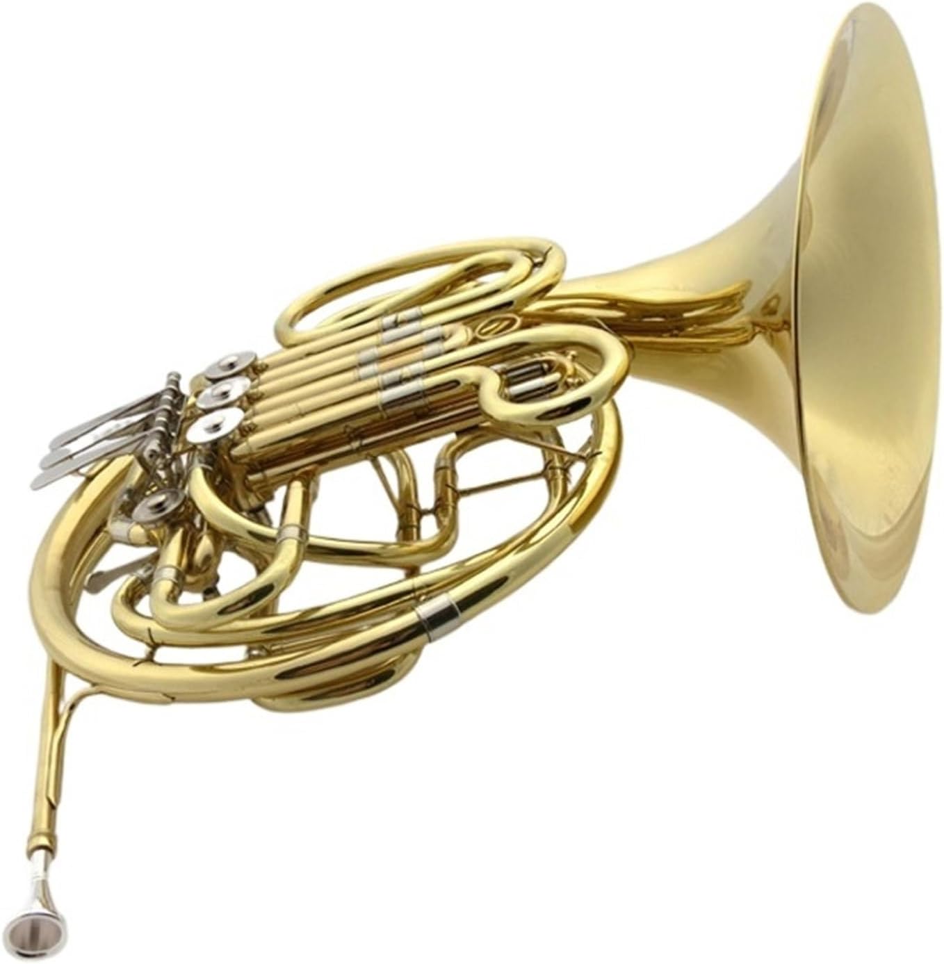 Brass Horn Instrument B Flat Beginner Playing