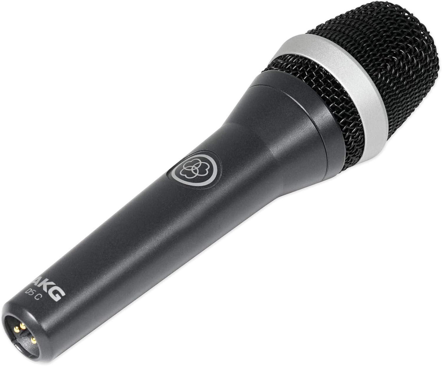 Audiosavings Bundle: AKG D5C Dynamic Cardioid Pattern Mic Bundle with Rockville AUX Cable & Boom Arm USB Mic Stand+Desk Clamp, Studio Headphones with Coil Cable+Case+Extra Ear Pad (4 Items)