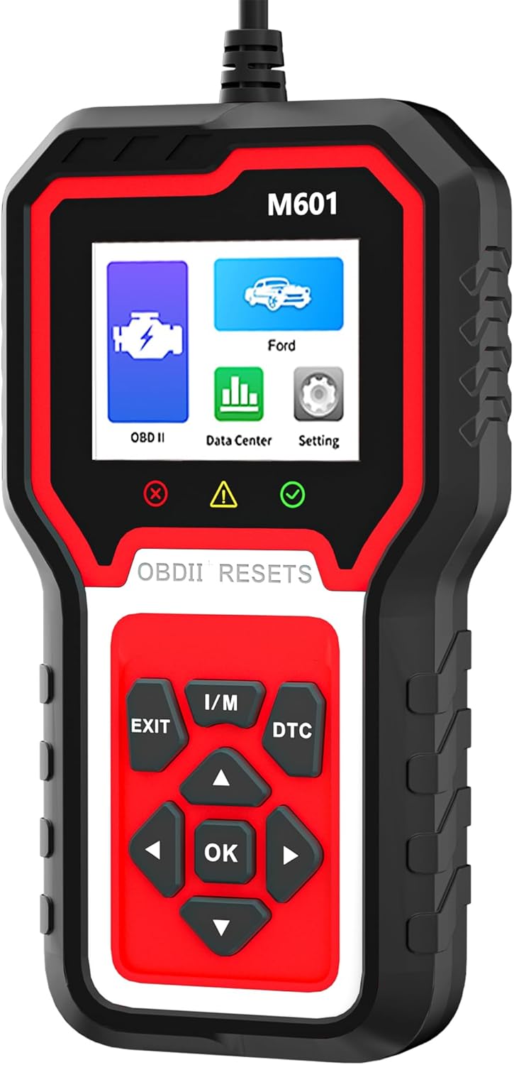 M601 Fit for BMW OBD2 Scanner, Multi-System OBDII Diagnostic Scan Tool and Code Reader with Reset, Enhanced Diagnose Check Engine, Transmission, ABS, SRS, TPMS, Chasis, Speaker System & More