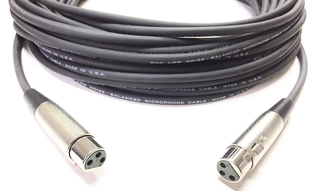Custom Cable Connection 300 Foot XLR Female to Female 3 Pin Economy Cable