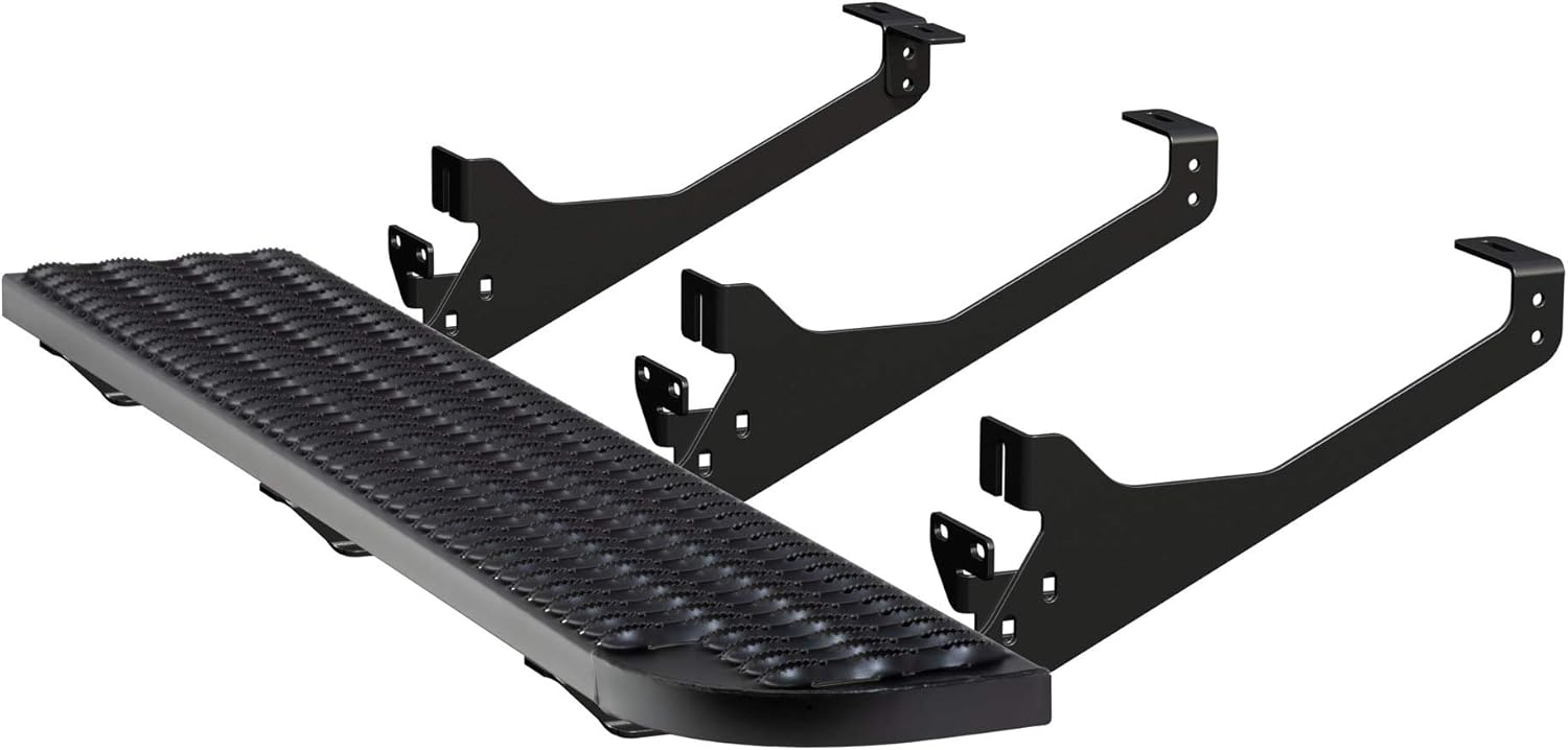LUVERNE 495154-401800 Grip Step XL 9-1/2 x 54-In Steel Passenger Side Running Board, Select Dodge, Freightliner, Mercedes-Benz Sprinter 2500, 3500