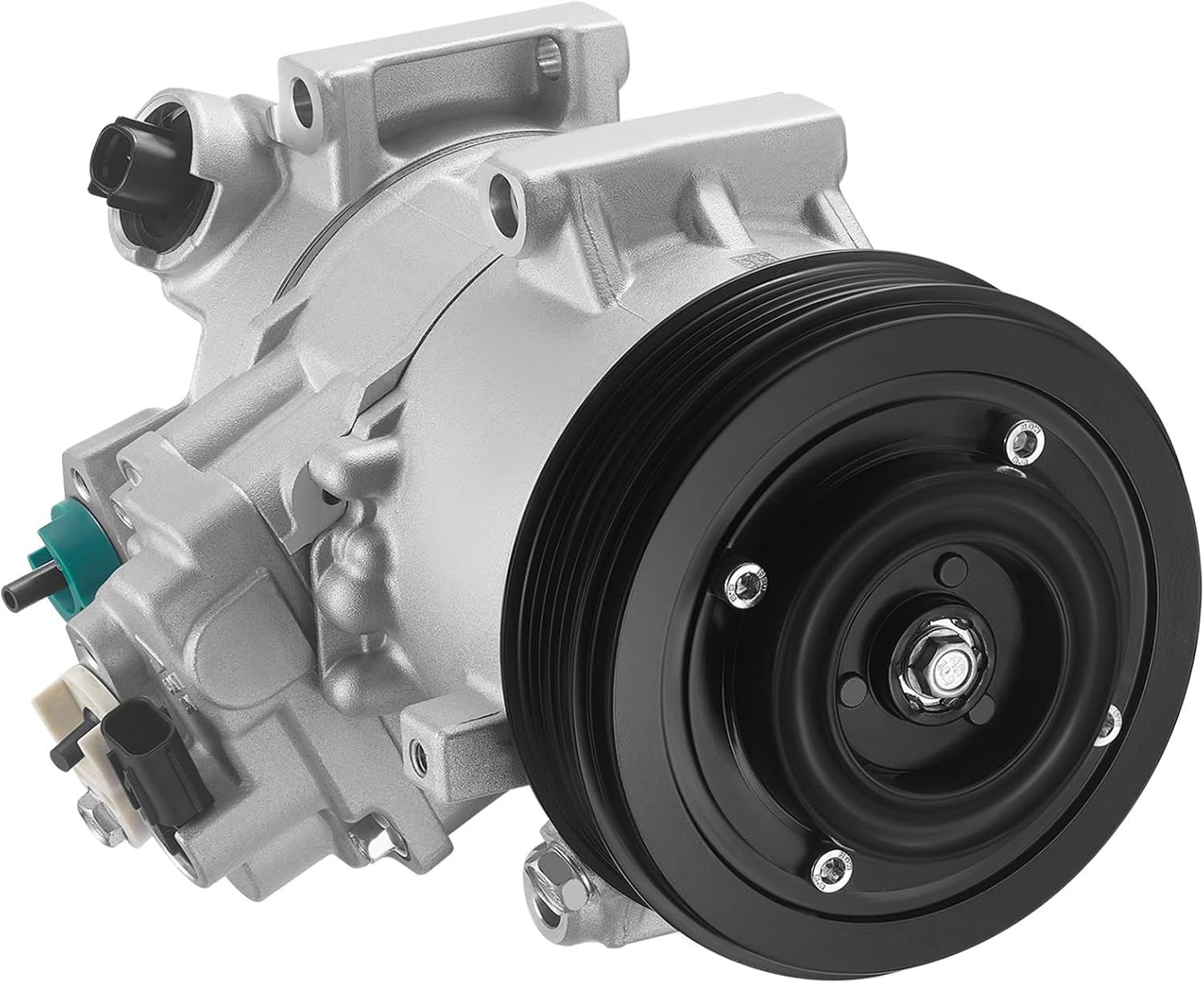 Air Conditioning A/C Compressor with Clutch 198354 Compatible with Kia Soul 2012-2013 L4 2.0L, Compatible with Hyundai Elantra 2013 L4 1.8L